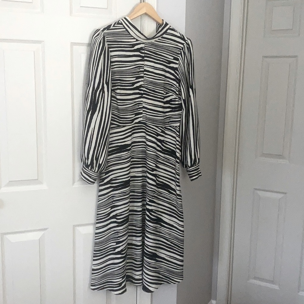 BANANA REPUBLIC Zebra dress